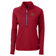 ISU Cyclones Women's Red Cutter & Buck Half-Zip