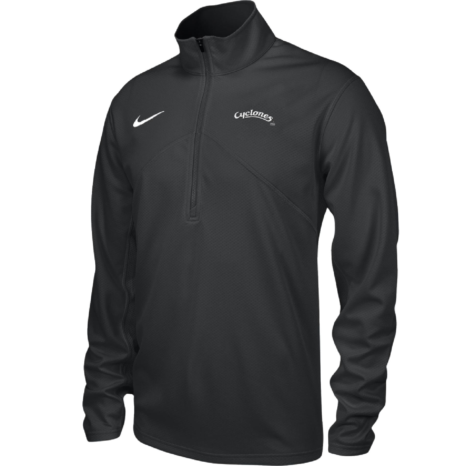 Iowa State Cyclones Black Nike Script Dri-Fit Half-Zip