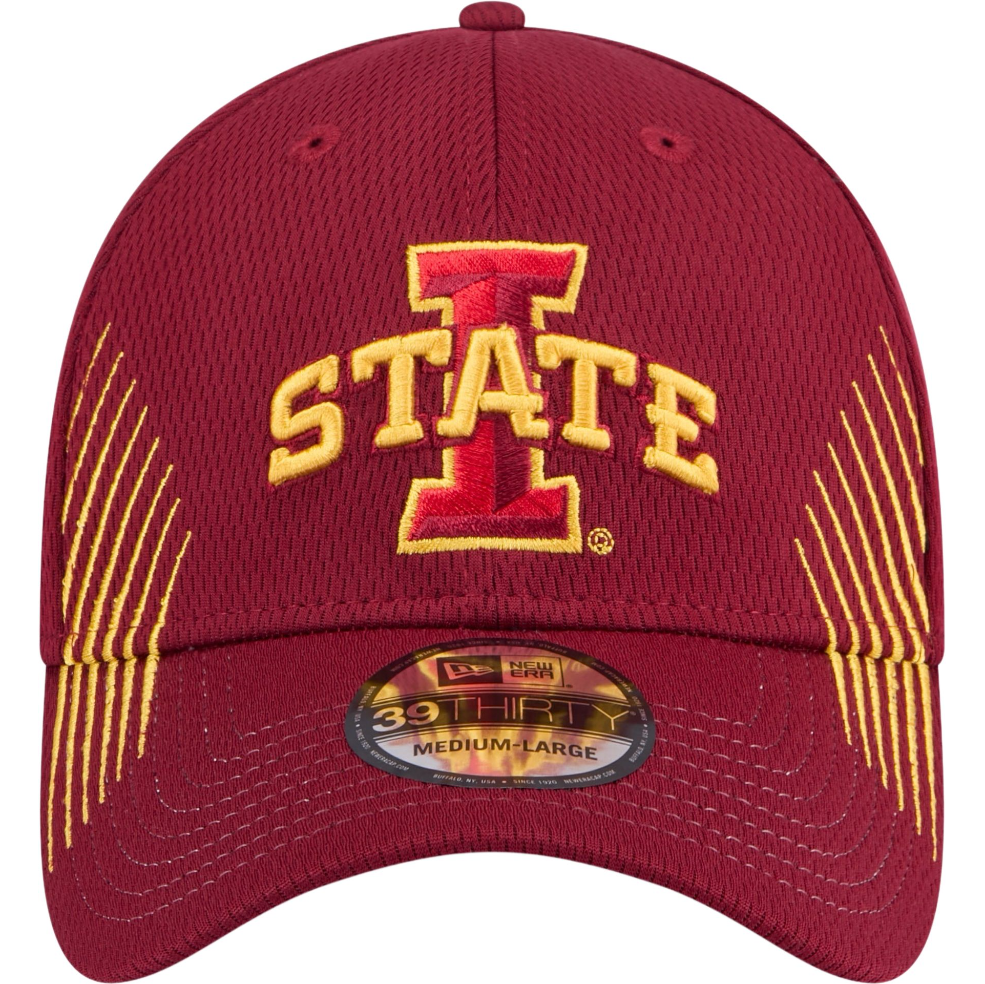 Iowa State Cyclones Red/Gold Stretch Cap
