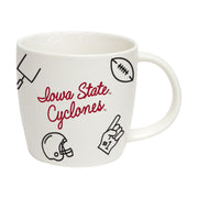 Iowa State 18oz Football Logo Mug
