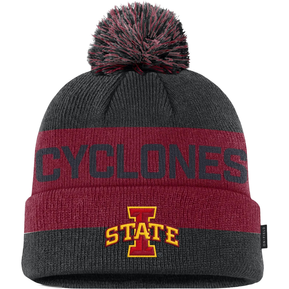 Iowa State Cyclones Nike Youth Cuffed Pom Beanie