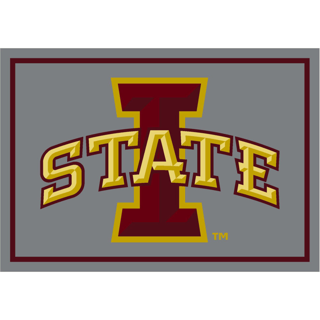 Iowa State Cyclones 6' X 8' Spirit Rug
