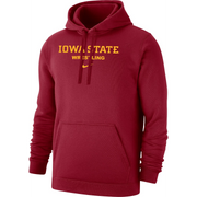 Iowa State Cyclones Red Nike Wrestling Hoodie
