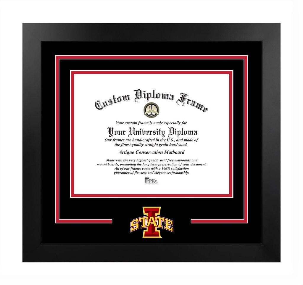 Iowa State Cyclones Spirit Manhattan Frame