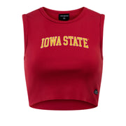 Iowa State Tank Top Women's Hype & Vice Red Cutoff