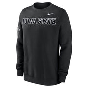 Iowa State Nike Black Tackle Twill Crewneck Sweatshirt