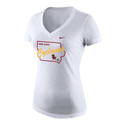Iowa State Women's Nike V Neck Short Sleeve Tee