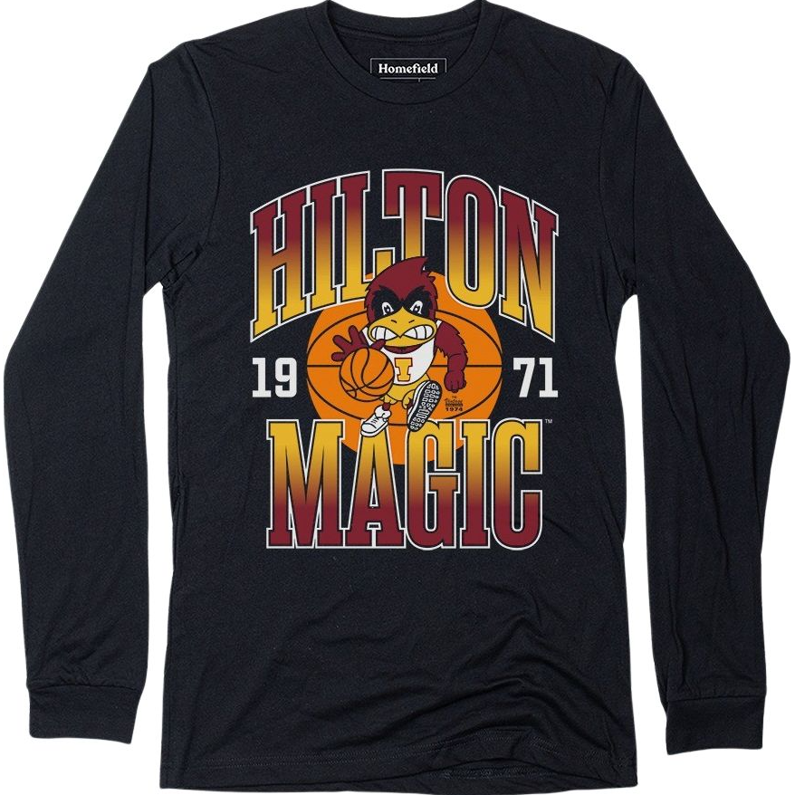 Iowa State Cyclones Basketball Vintage Hilton Magic Long Sleeve T-Shirt