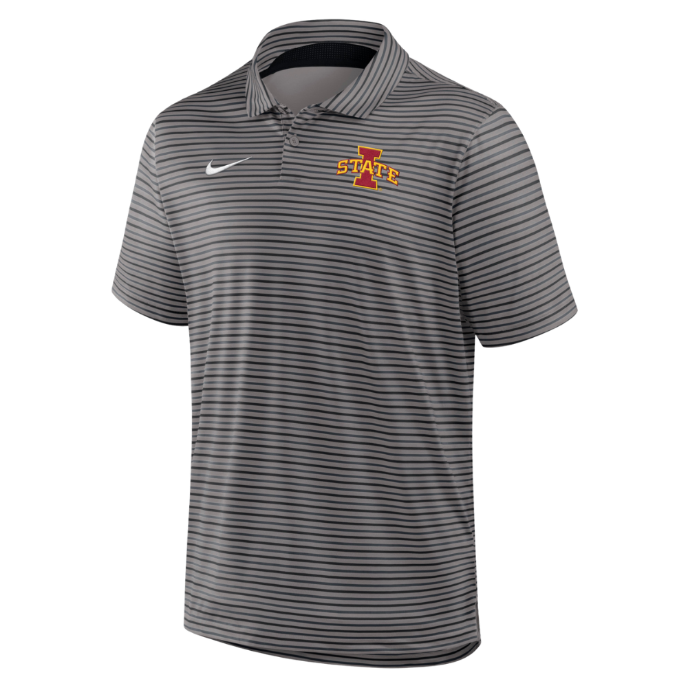 Iowa State Cyclones Men's Nike Tour Stripe Polo