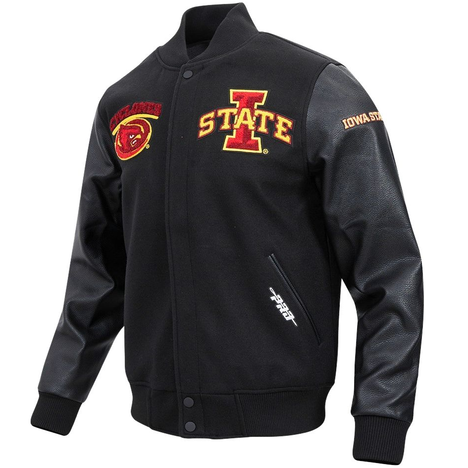 Iowa State Cyclones Black Varsity Jacket