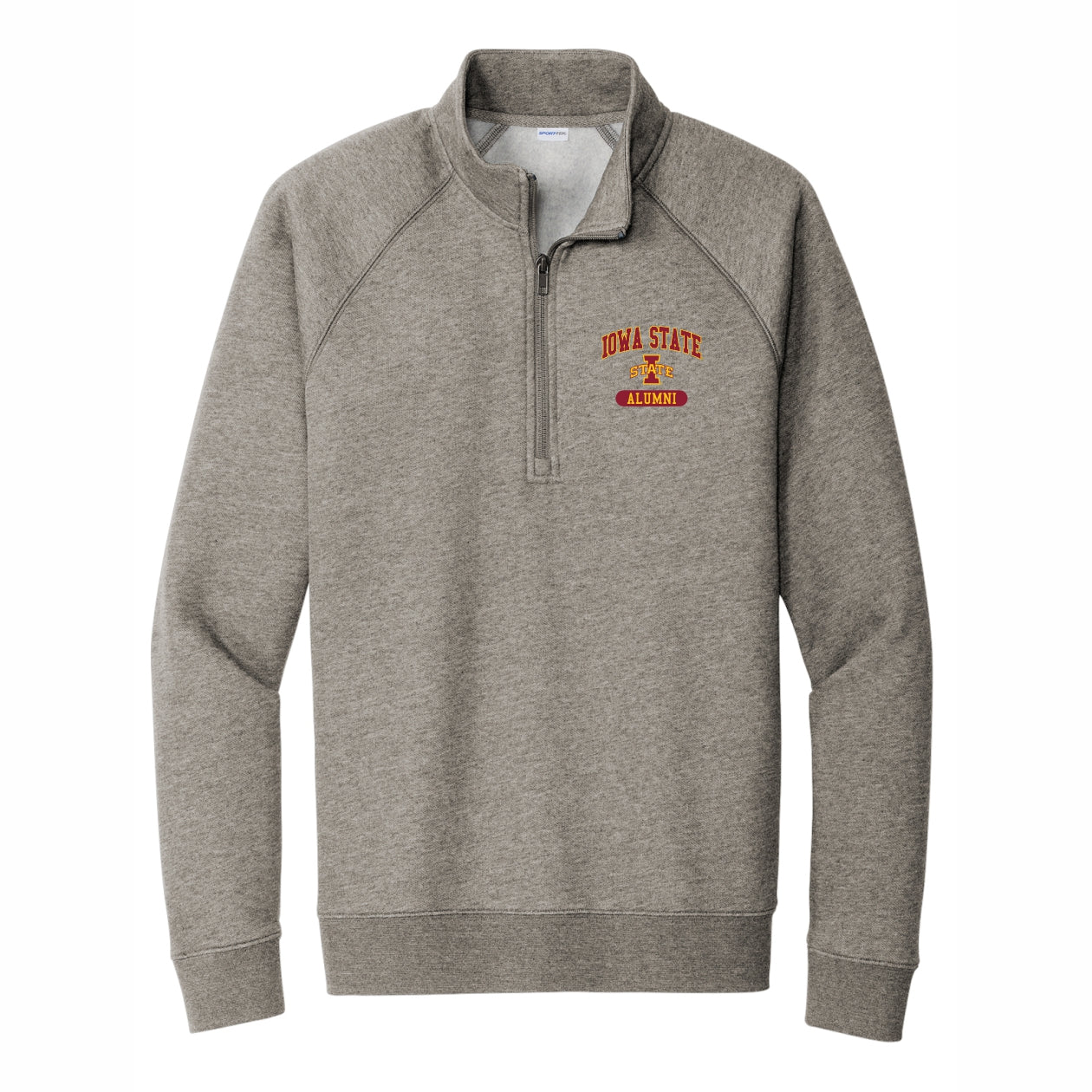Iowa State Alumni Quarter-Zip Grey Fleece
