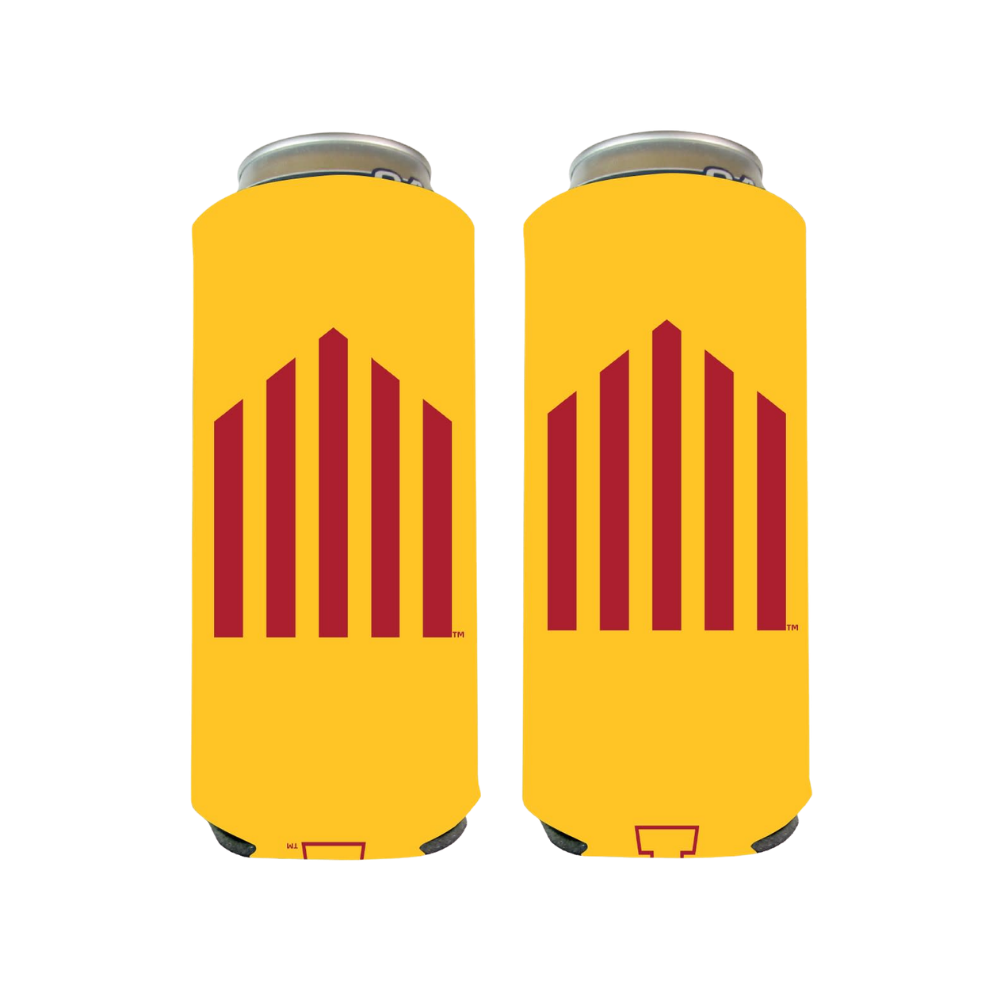 Iowa State 24oz Gold Five Bar Koozie