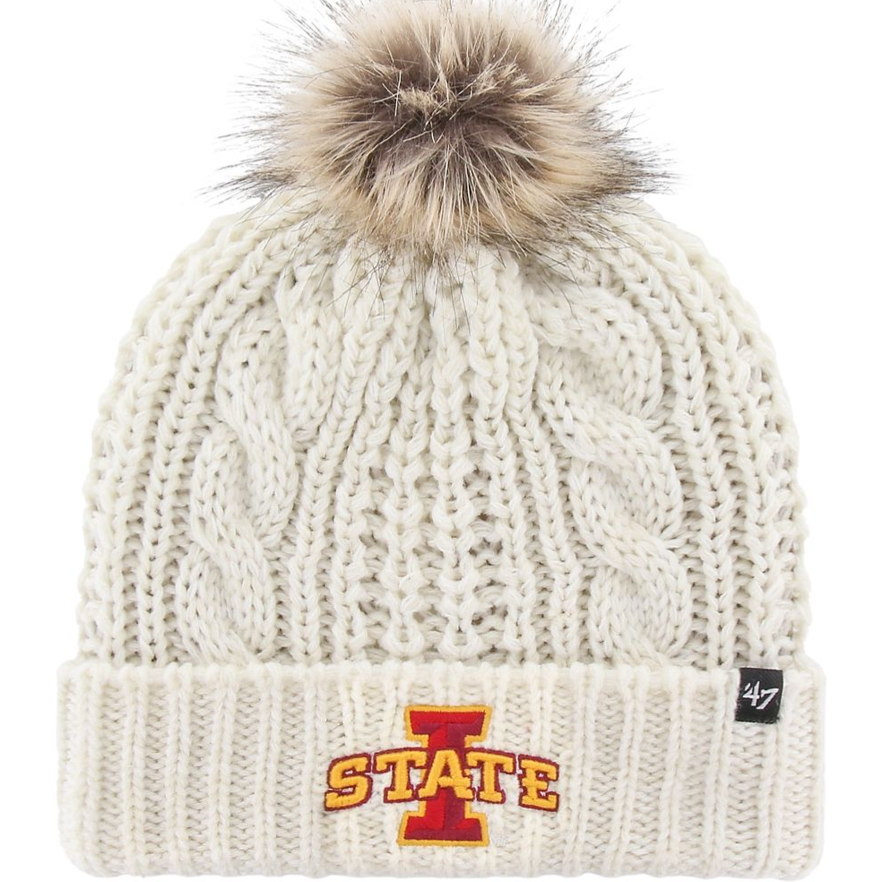 Iowa State Cyclones Women's Knit Fur Pom Beanie