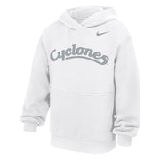 Iowa State Youth Nike White Cyclones Club Hood
