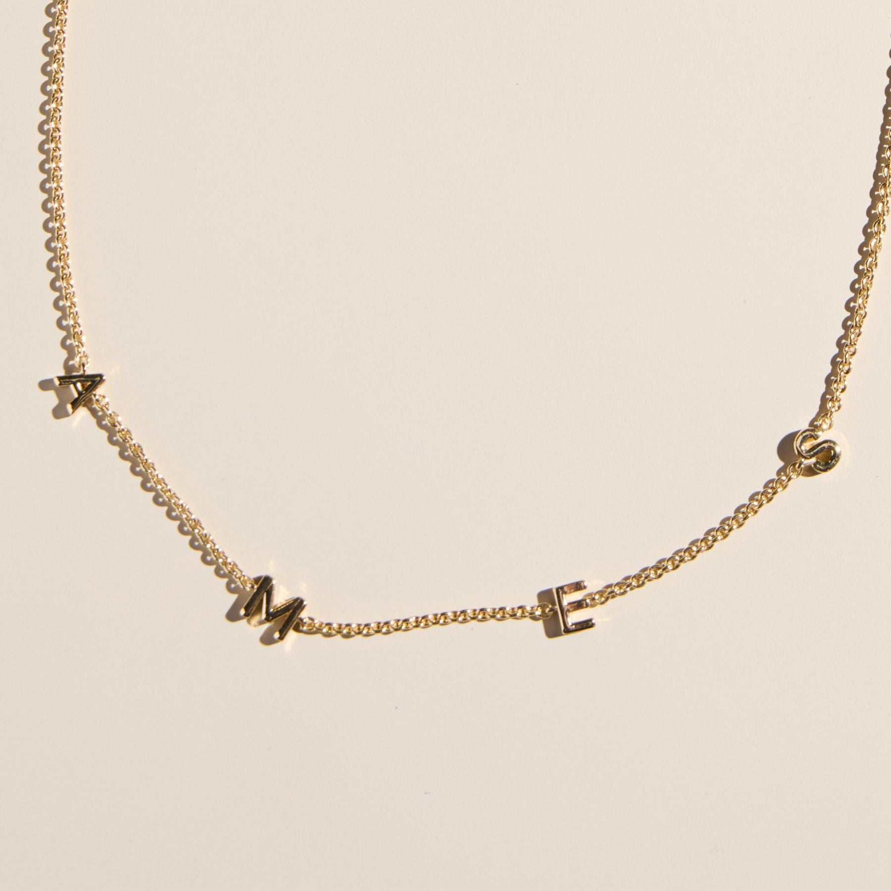 Iowa State AMES Initial Necklace