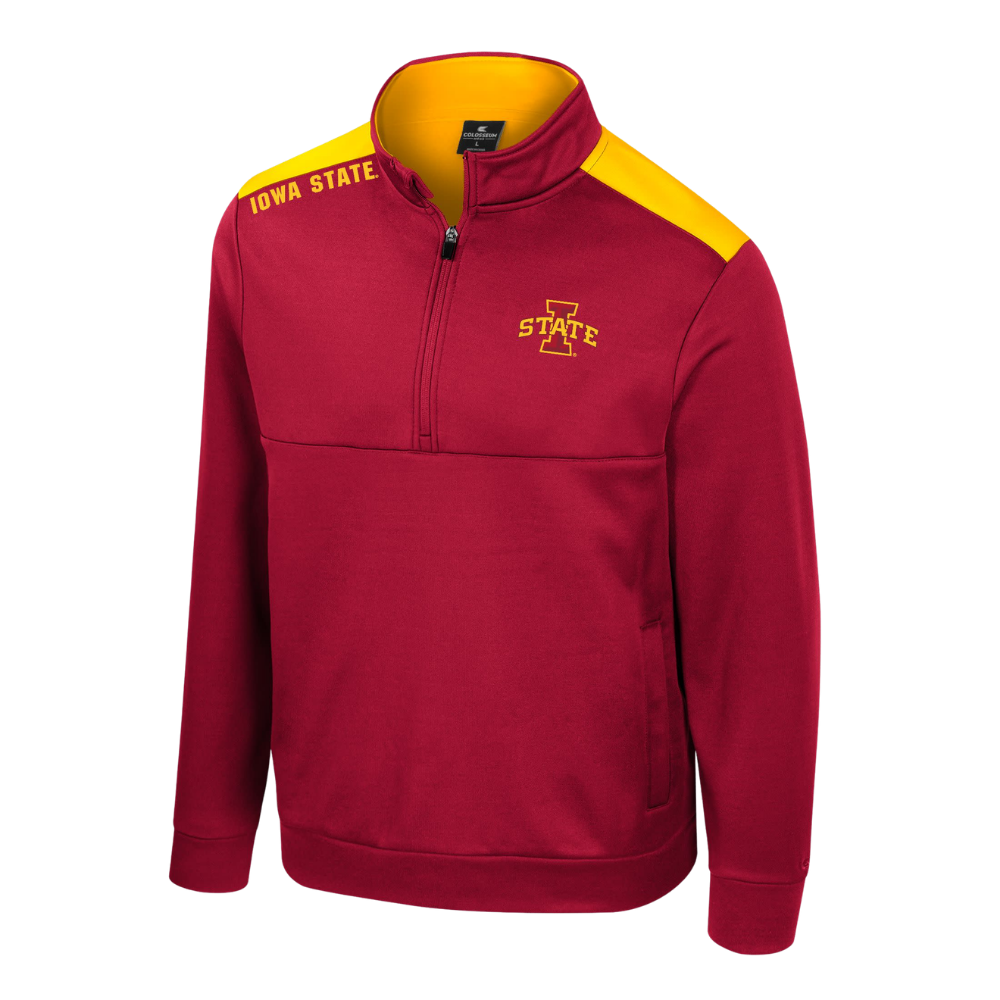 Iowa State Cyclones Men's Quarter-Zip Poly Fleece