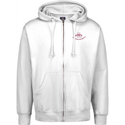 Iowa State Cyclones Men's White Full Zip Hoodie
