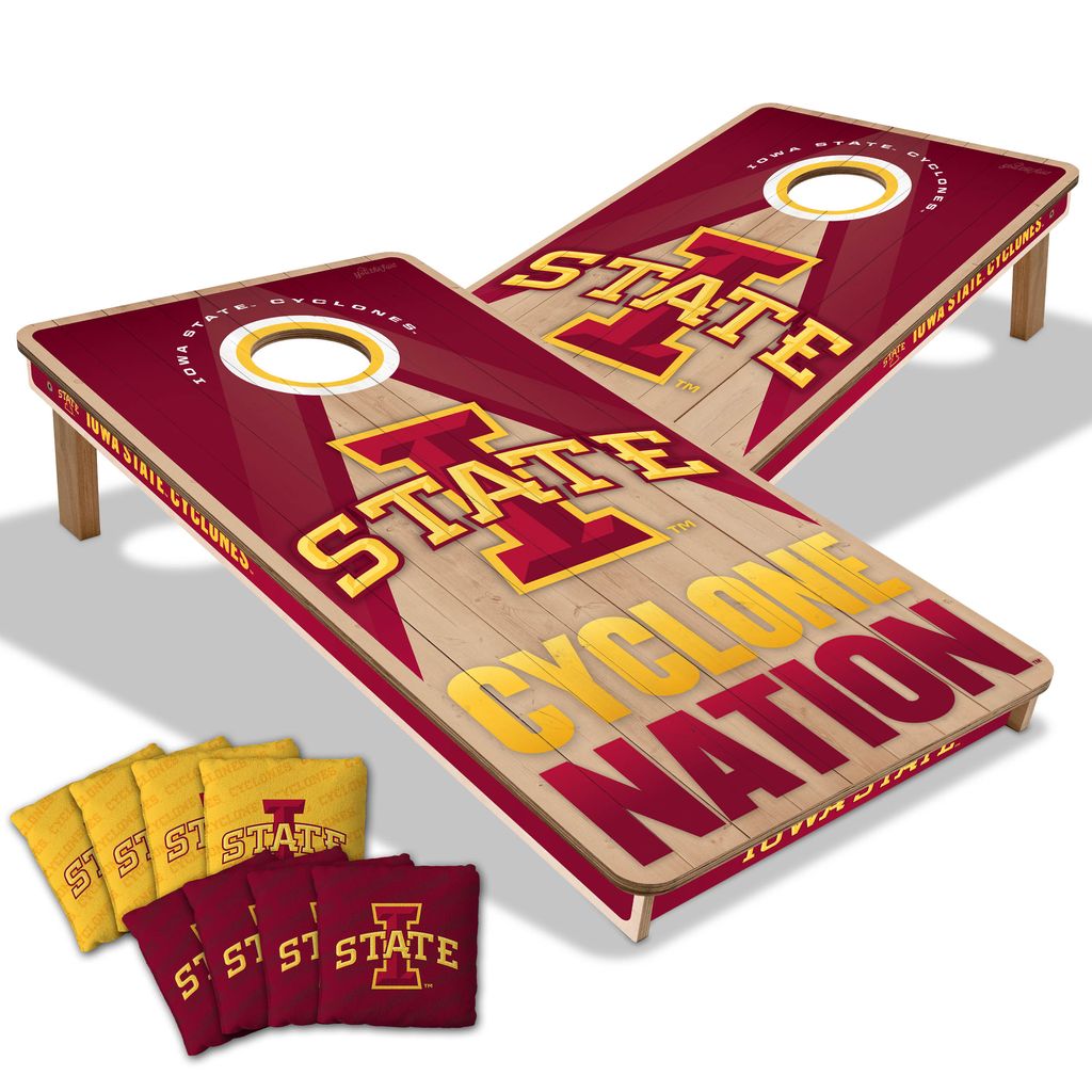 Iowa State Cyclones 2x4 Slogan Series Cornhole