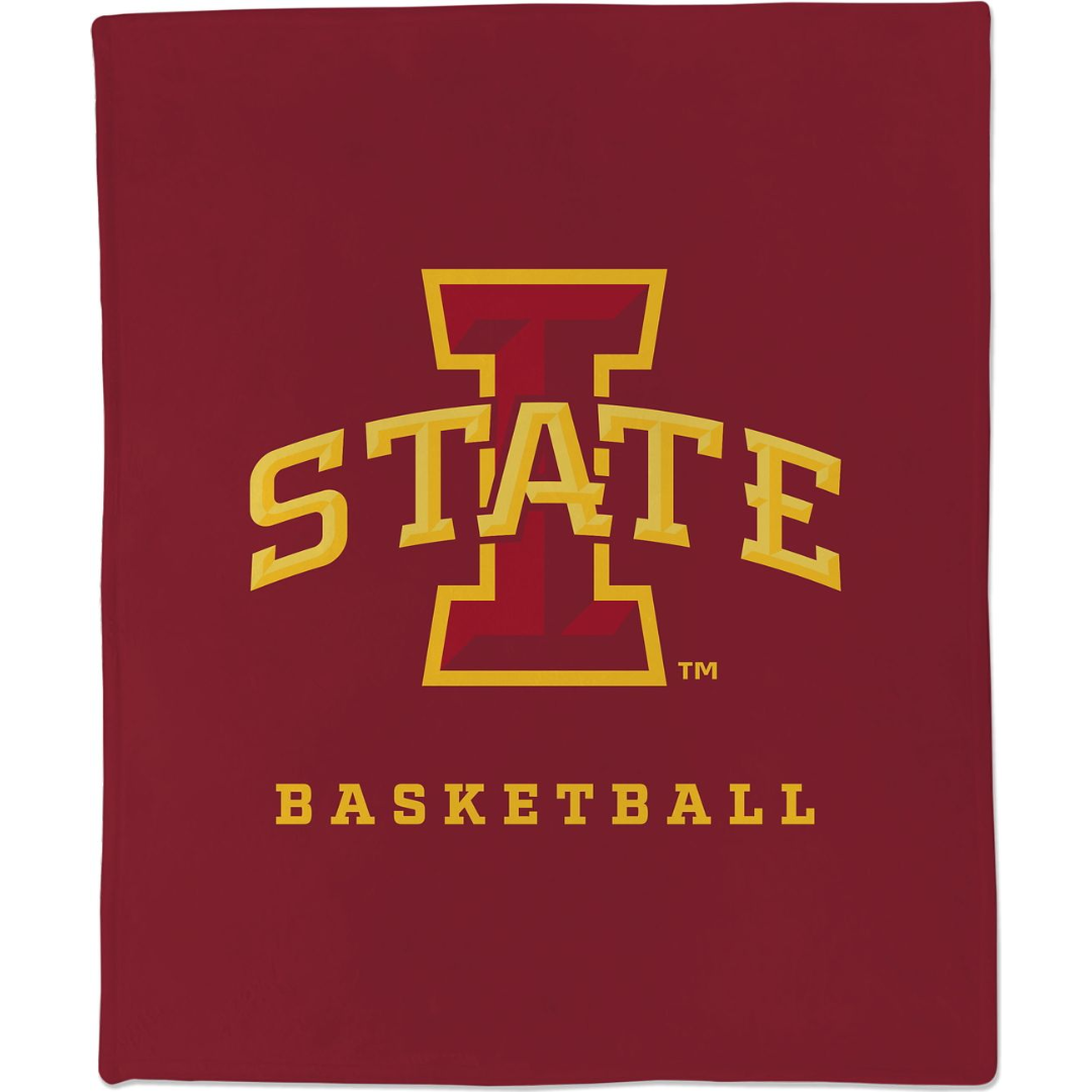 Iowa State Cyclones 50x60 Basketball Throw Blanket