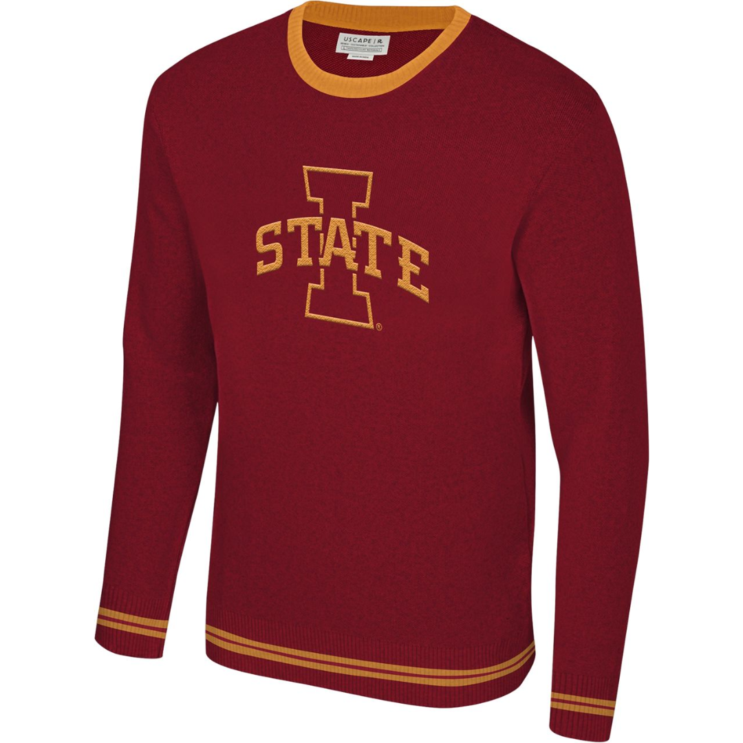 Iowa State Cyclones Men's Retro Style Crewneck Sweatshirt