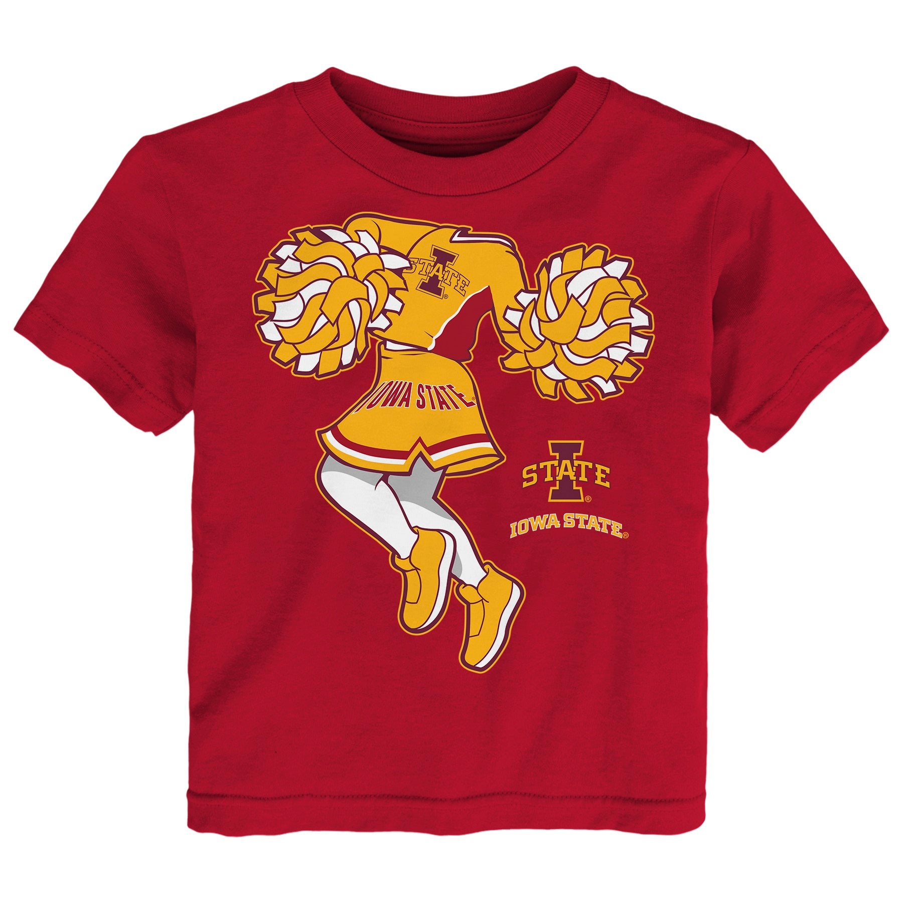 Iowa State Cheer Shirt Toddler Red Runner