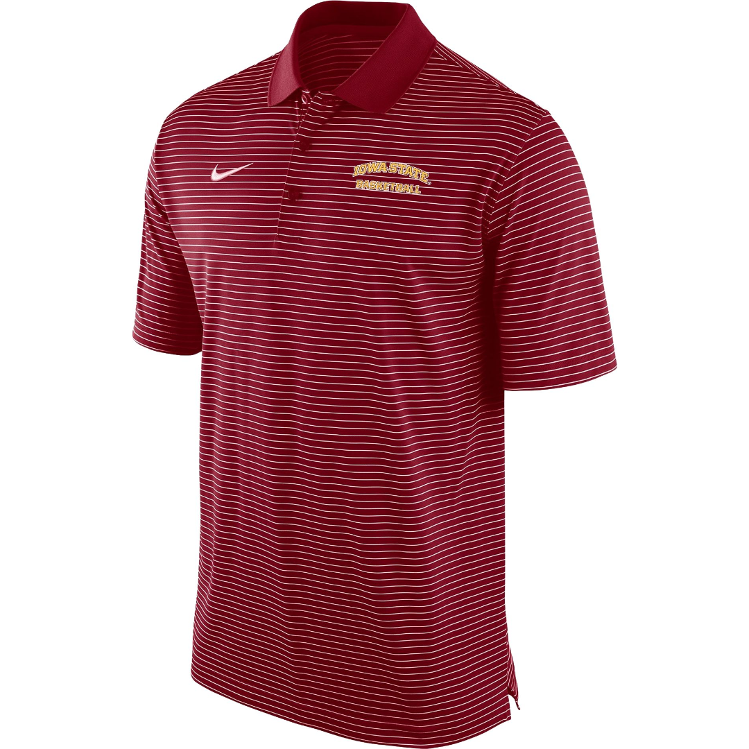 Iowa State Cyclones Nike Stripe Basketball Polo