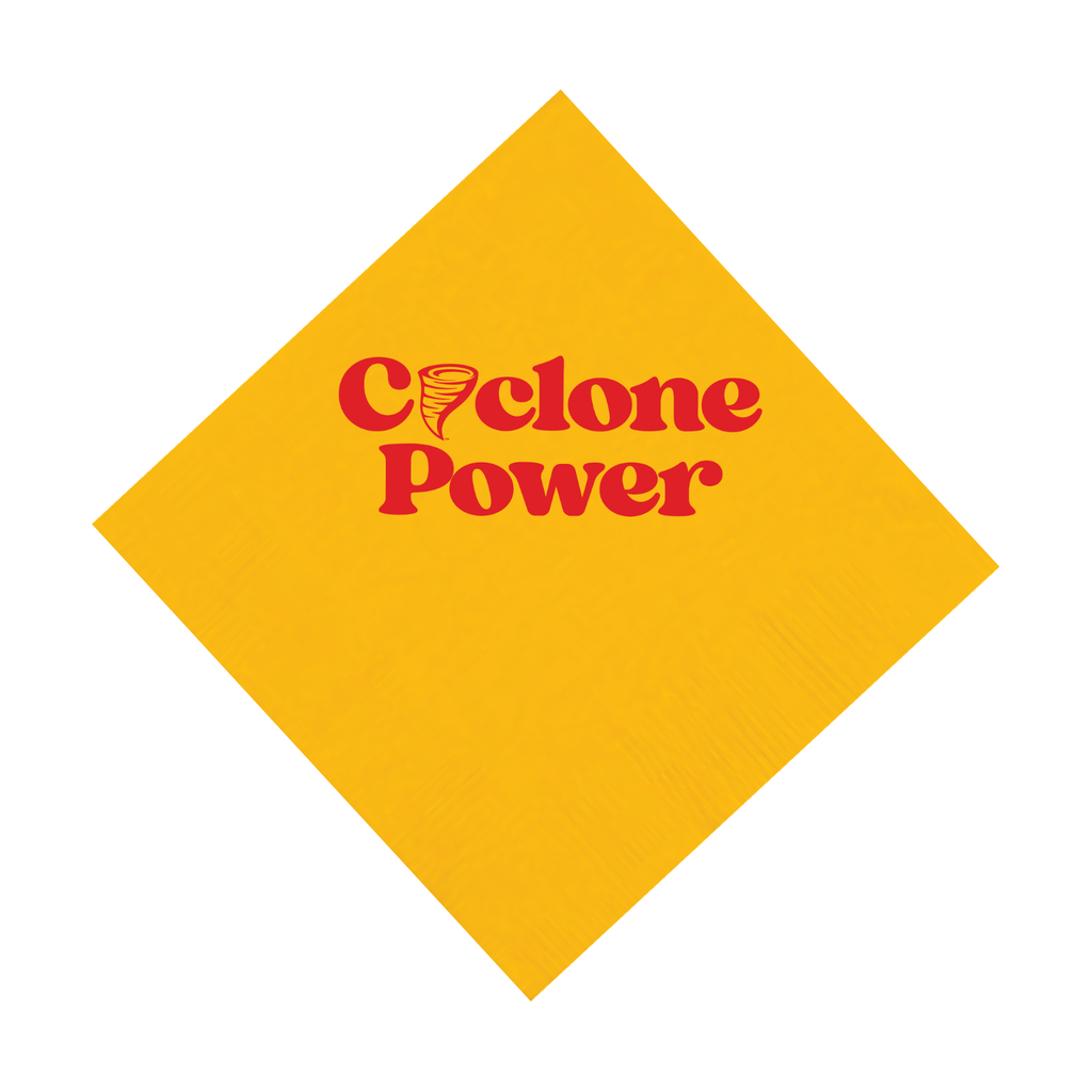 Iowa State Cyclones Gold 3-Ply Napkins - Set of 25