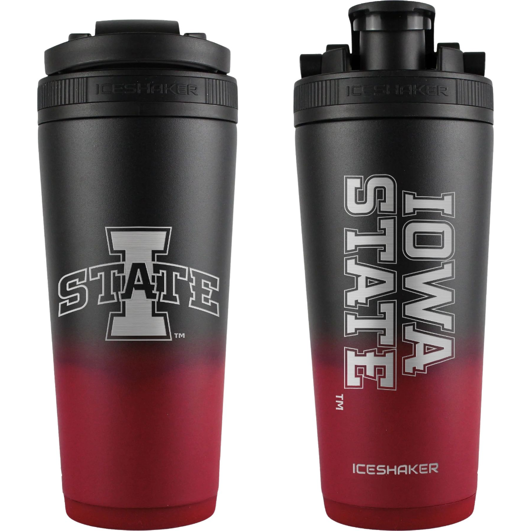 Iowa State Cyclones 26oz Red/Black Shaker Bottle