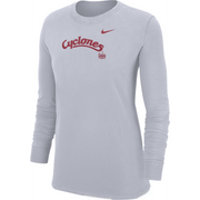 Iowa State Cyclones Nike Women's White Long-Sleeve Tee