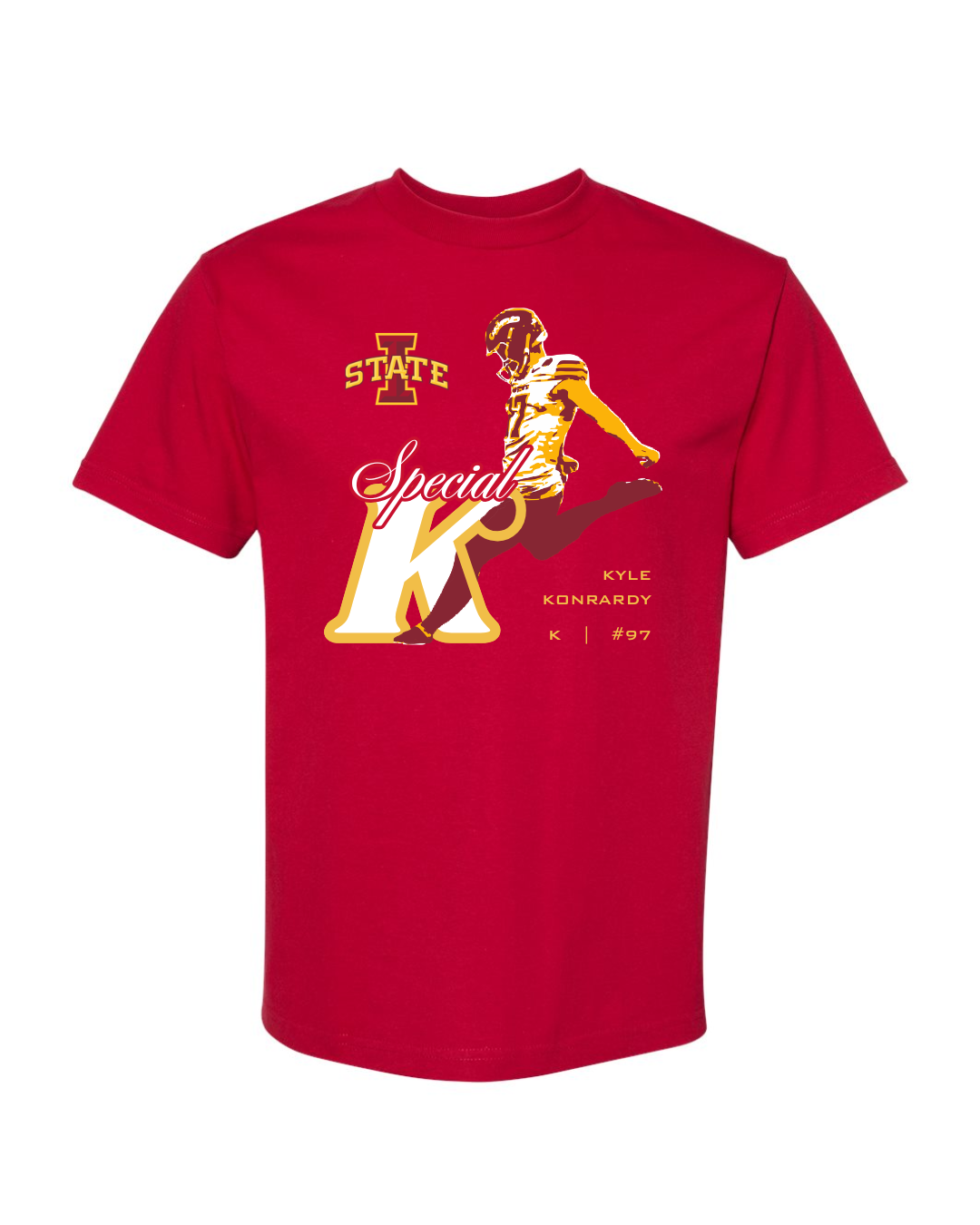 Iowa State Cylones NIL Kyle Kondardy Special K Short Sleeve Tee