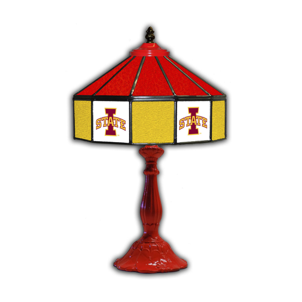 Iowa State Cyclones 21" Glass Table Lamp