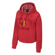Iowa State Cyclones Women's Leaning Cy Tonal Embroidery Hoodie
