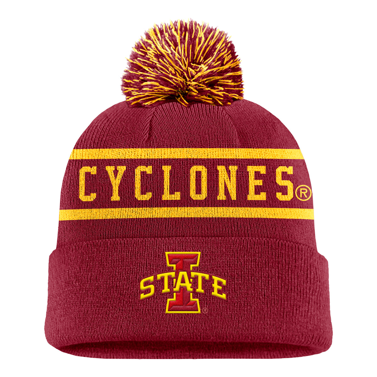 Iowa State Nike Peak Stripe Beanie