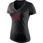 Iowa State Cyclones Football Women's Vintage Grey Nike T-Shirt
