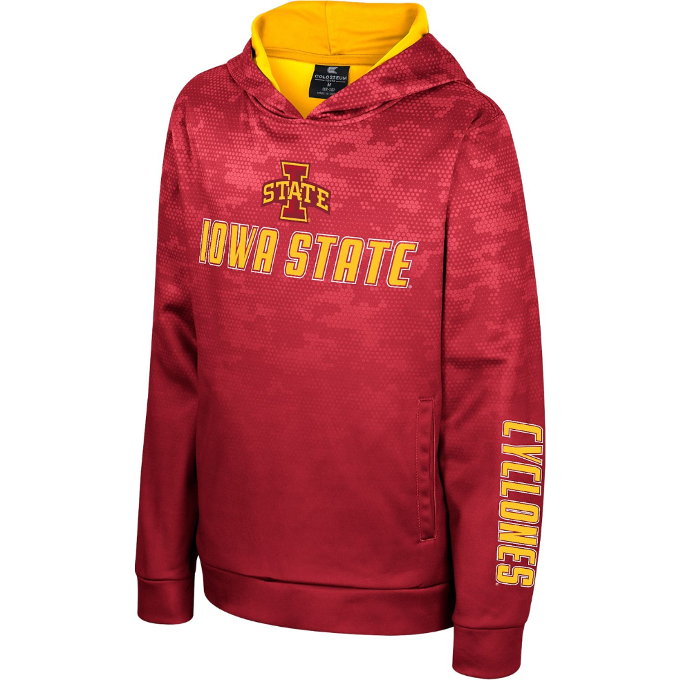 Iowa State Cyclones Kids Red Wordmark Hoodie