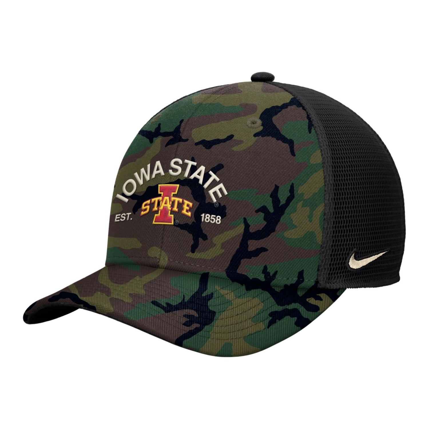 Iowa State Cyclones Nike Rise Military Trucker Cap