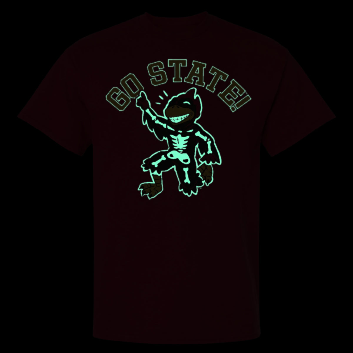Iowa State Cyclones Glow in the Dark Cy Short Sleeve Tee