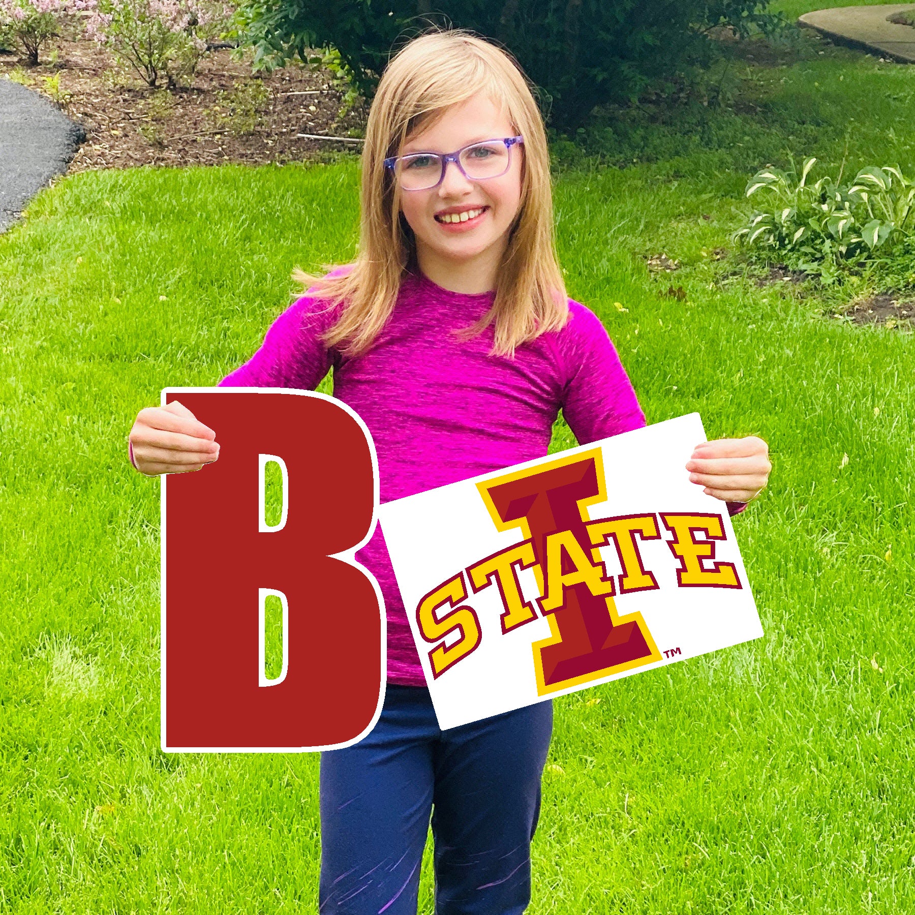 Iowa State Cyclones "Iowa State Bound" Large Lawn Sign