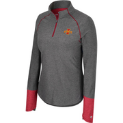Iowa State Cyclones Women's Dark Grey 1/4 Zip