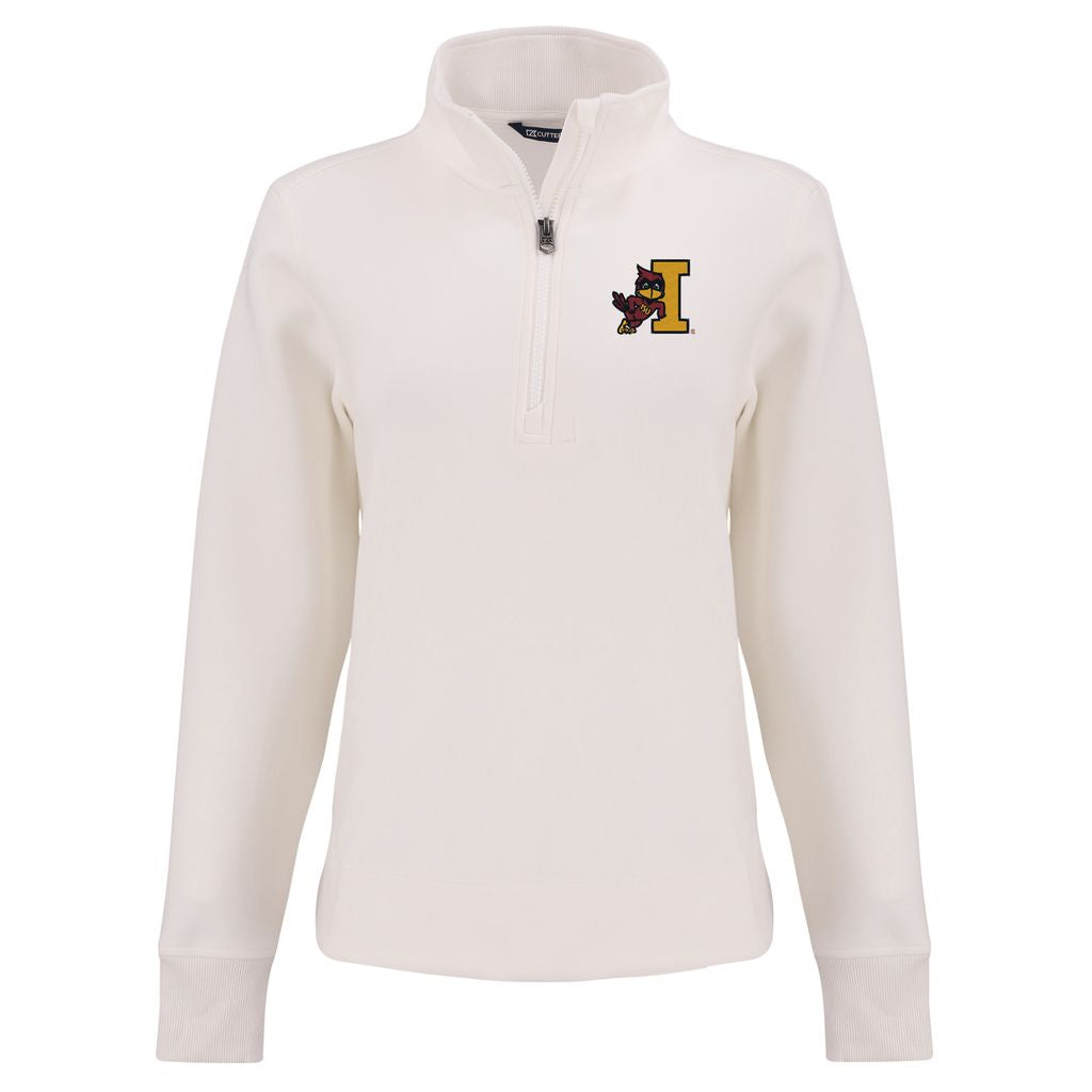 Iowa State Cyclones Women's Roam Quarter-Zip Leaning Cy logo