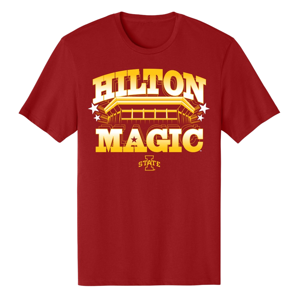 Iowa State Cyclones Hilton Magic Basketball Short Sleeve Tee - Red