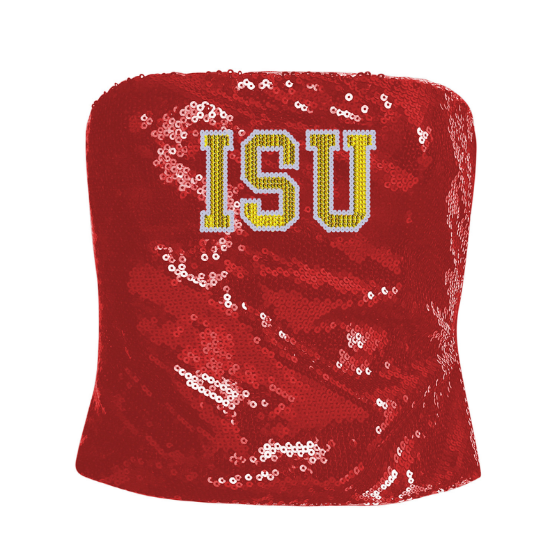 Iowa State Women's Sequin Tube Top