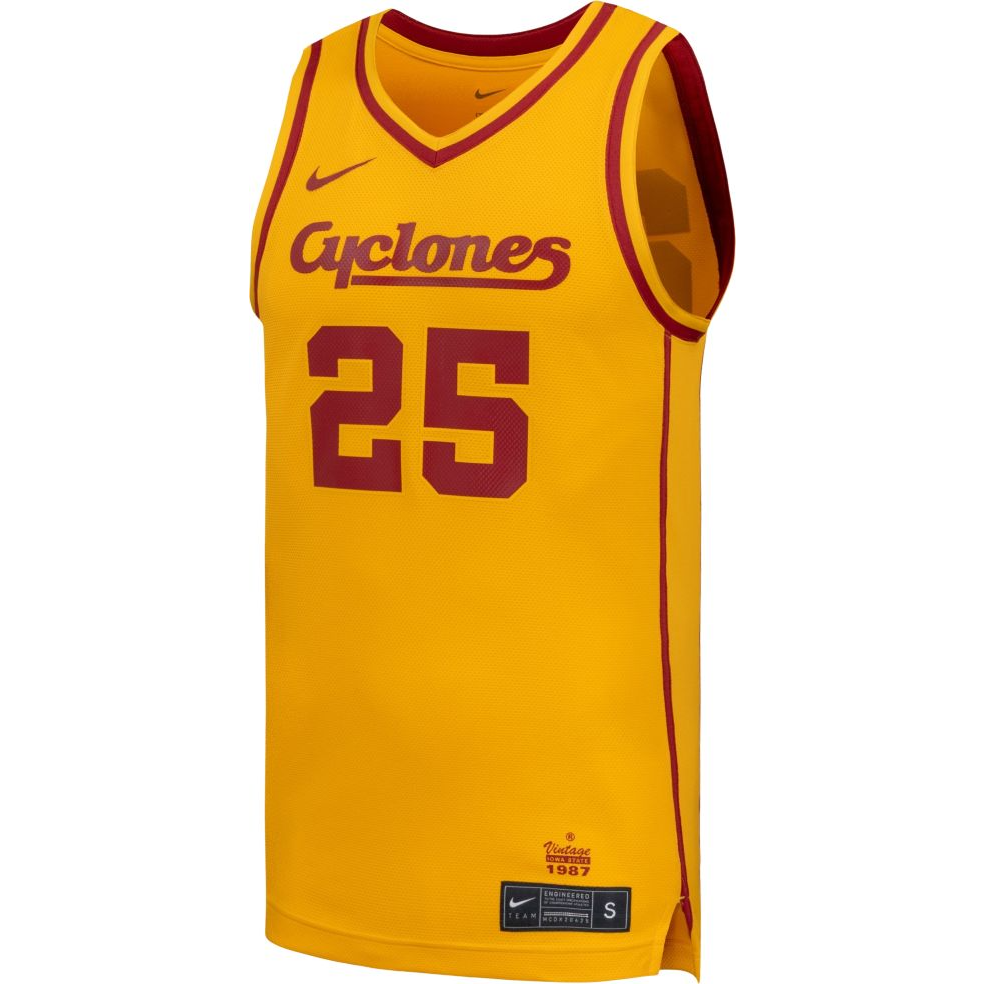 Iowa State Cyclones Basketball Jersey Nike Replica #25