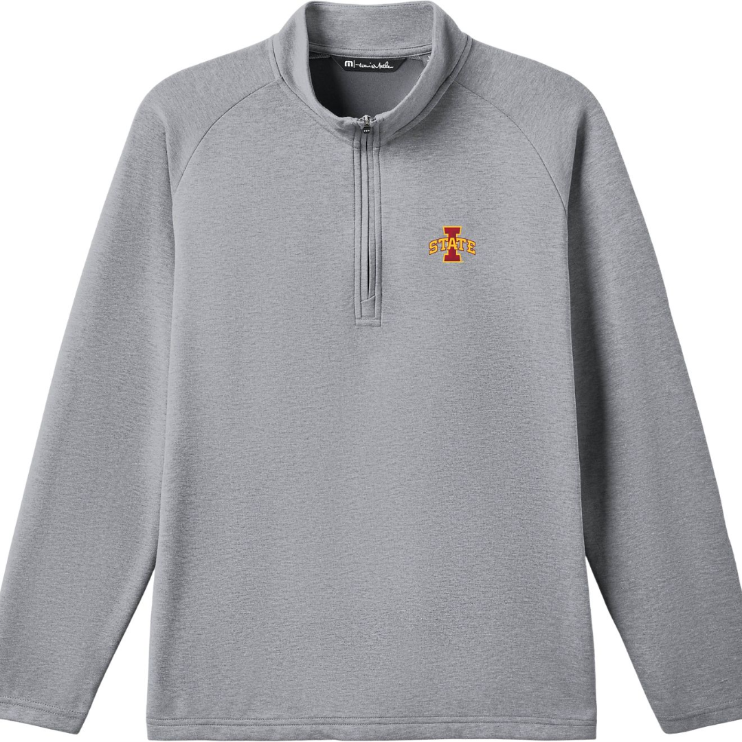 Iowa State Cyclones Men's Grey Travis Mathew1/4 Zip