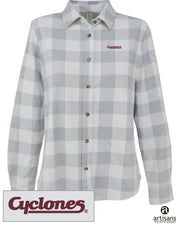Iowa State Women's Nora Plaid Flannel