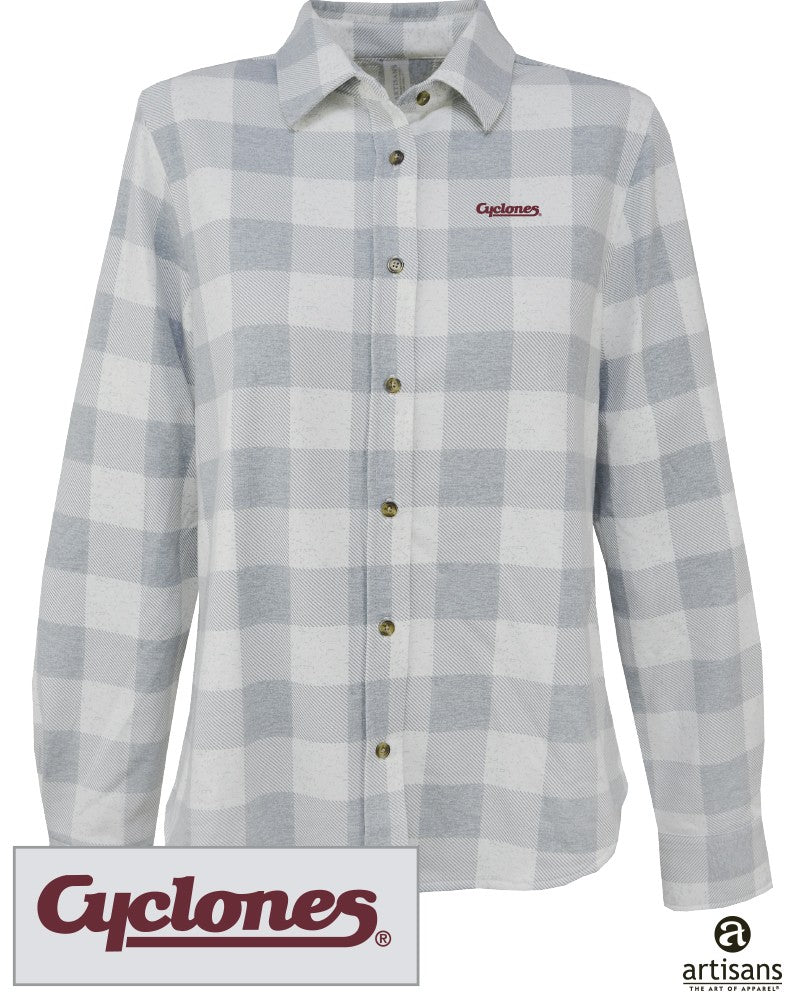 Iowa State Women's Nora Plaid Flannel