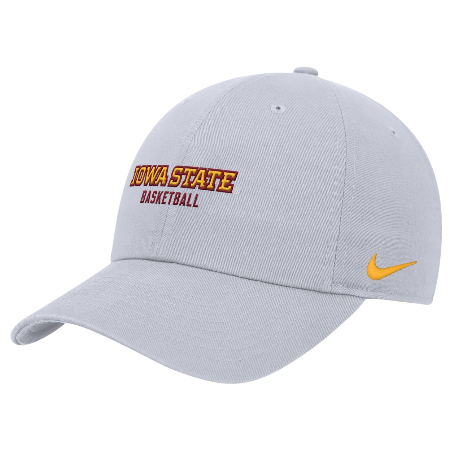 Iowa State Basketball Nike White Club Cap
