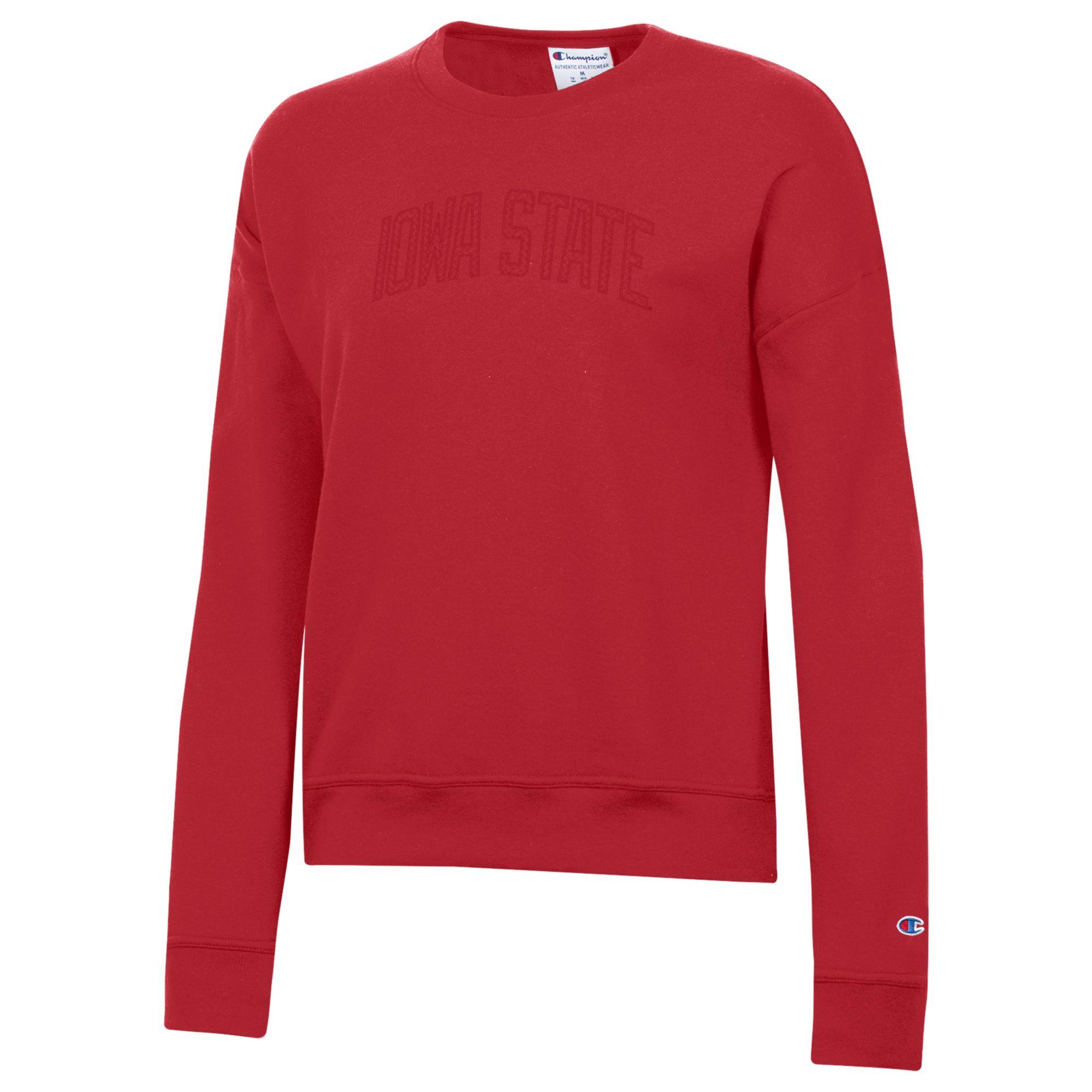 Iowa State Sweatshirt Women's Tonal Red Champion