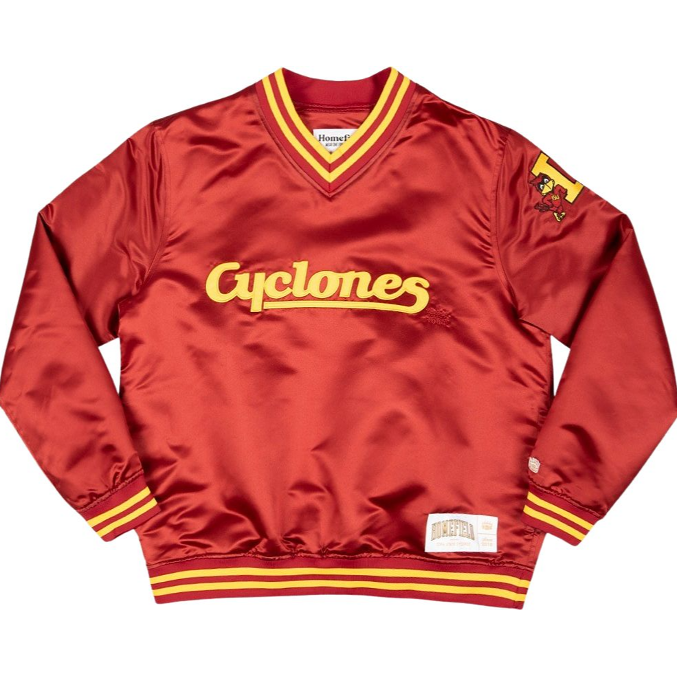 Iowa State Cyclones Vintage Script V-Neck Windbreaker Jacket