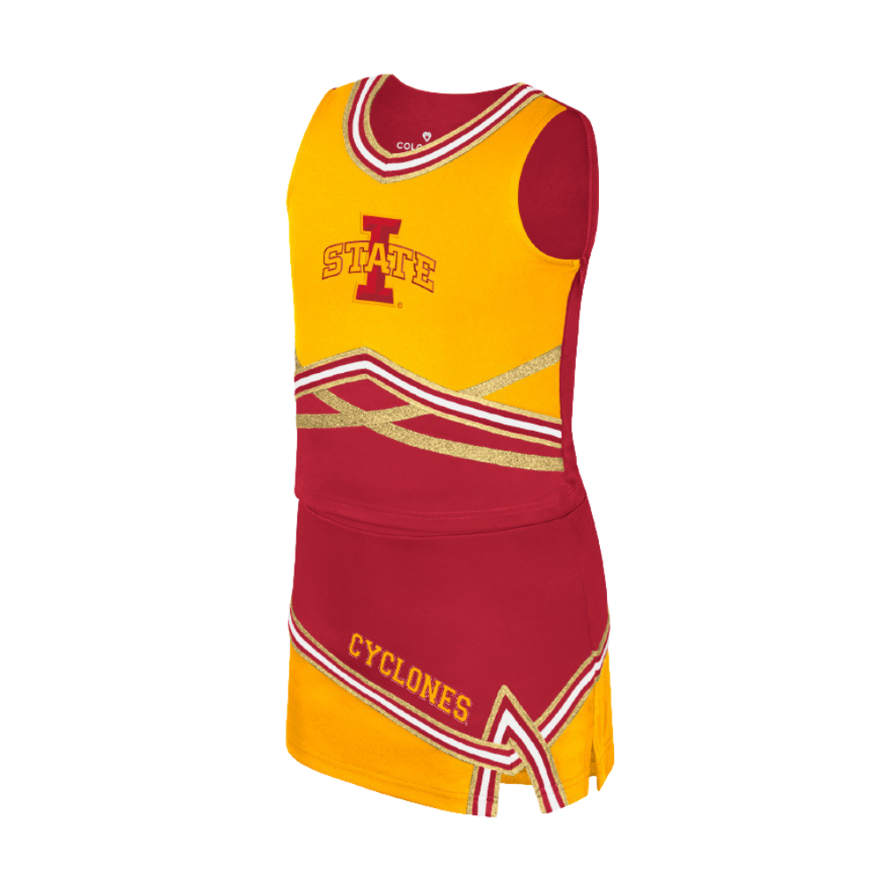 Iowa State Cyclones Youth Cardinal & Gold Sparkle Cheer Set